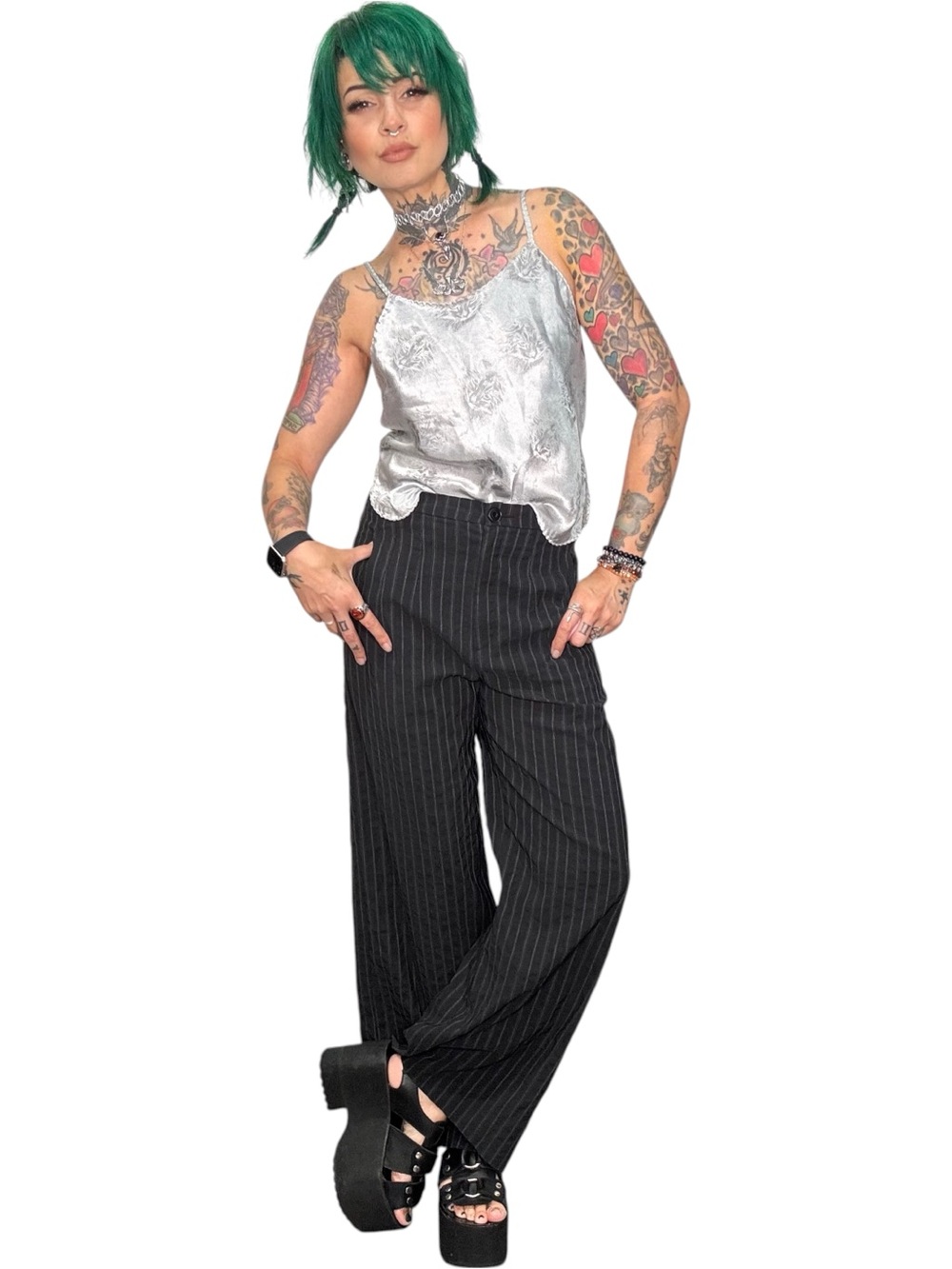 Heidi Ost Pinstripe pants